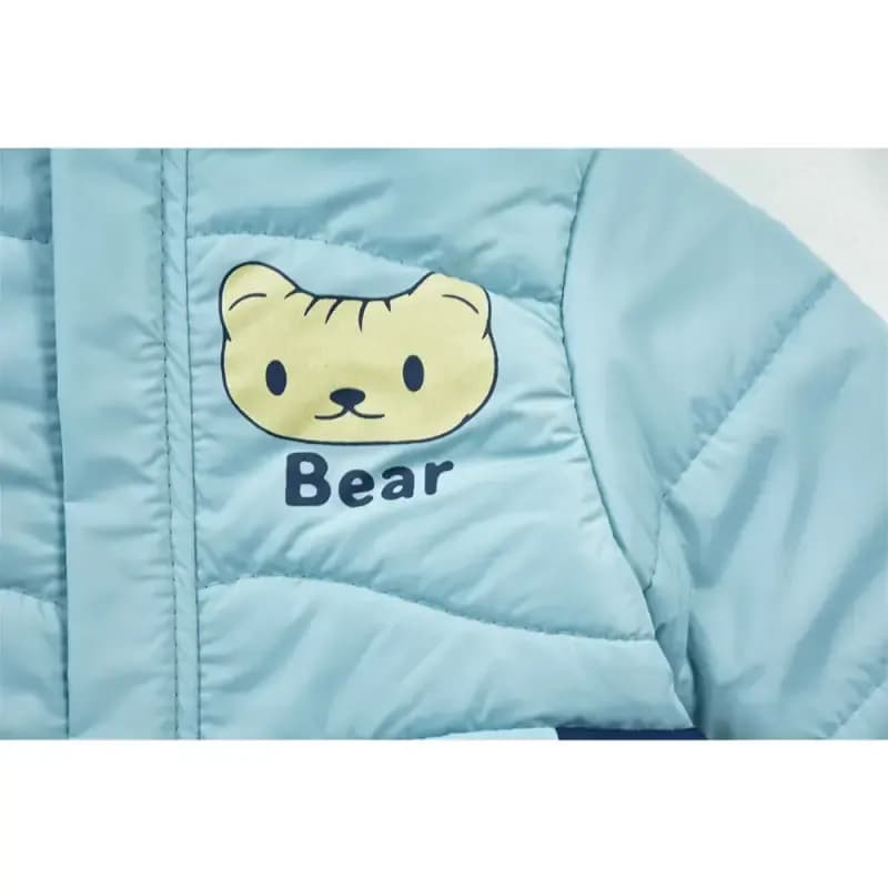 کاپشن پسرانه BEAR آبی — تصویر ۳