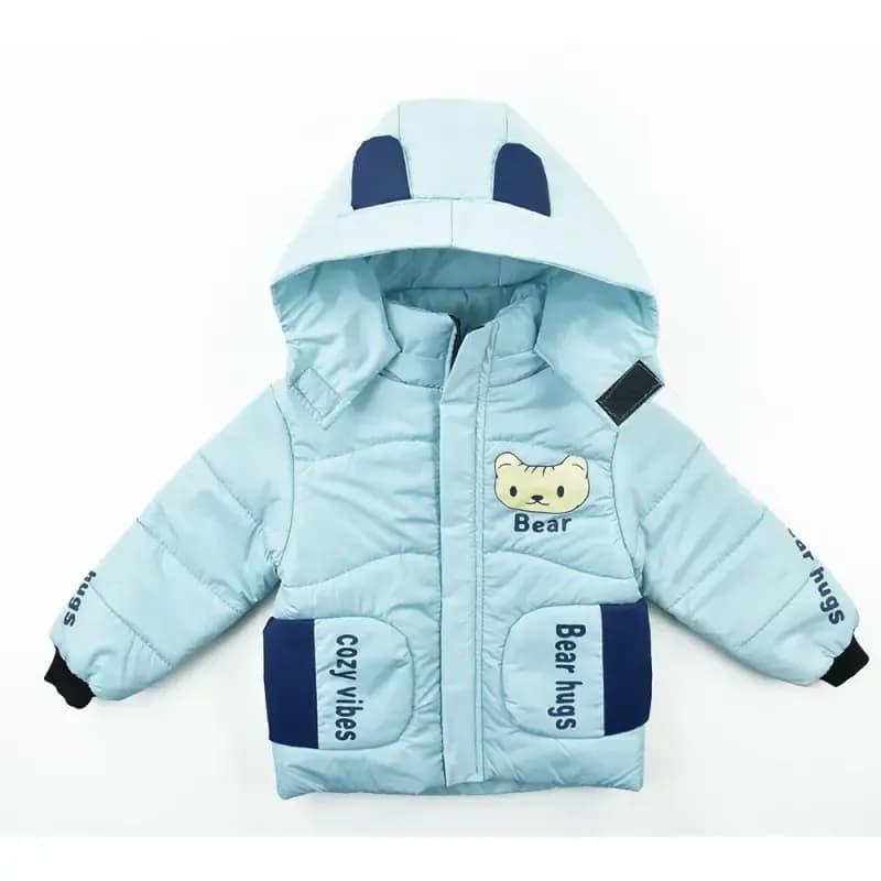 کاپشن پسرانه BEAR آبی — تصویر ۲