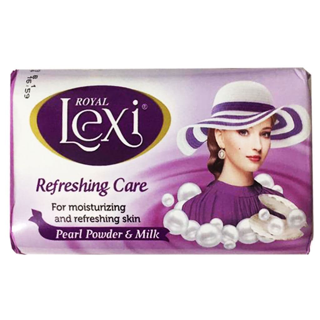 صابون لکسی Lexi مدل Pearl Power & Milk بسته ۶ عددی (175 گرم)