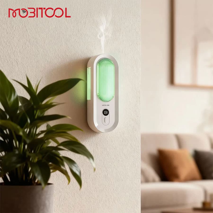 خوشبو کننده دیواری شارژی گرین لاین Green Lion AROMA LITE Wall-Mounted Diffuser 55ML — تصویر ۳