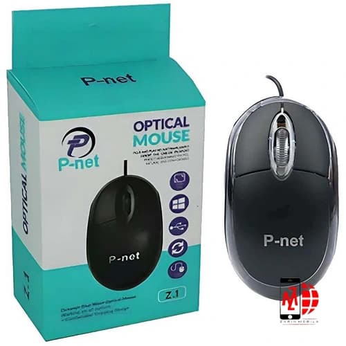 موس سیم دار P-net مدل Z.1