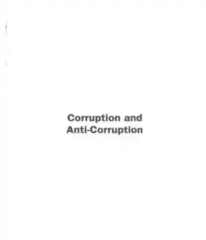 دانلود کتاب Corruption and Anti-Corruption – فساد و مبارزه با فساد