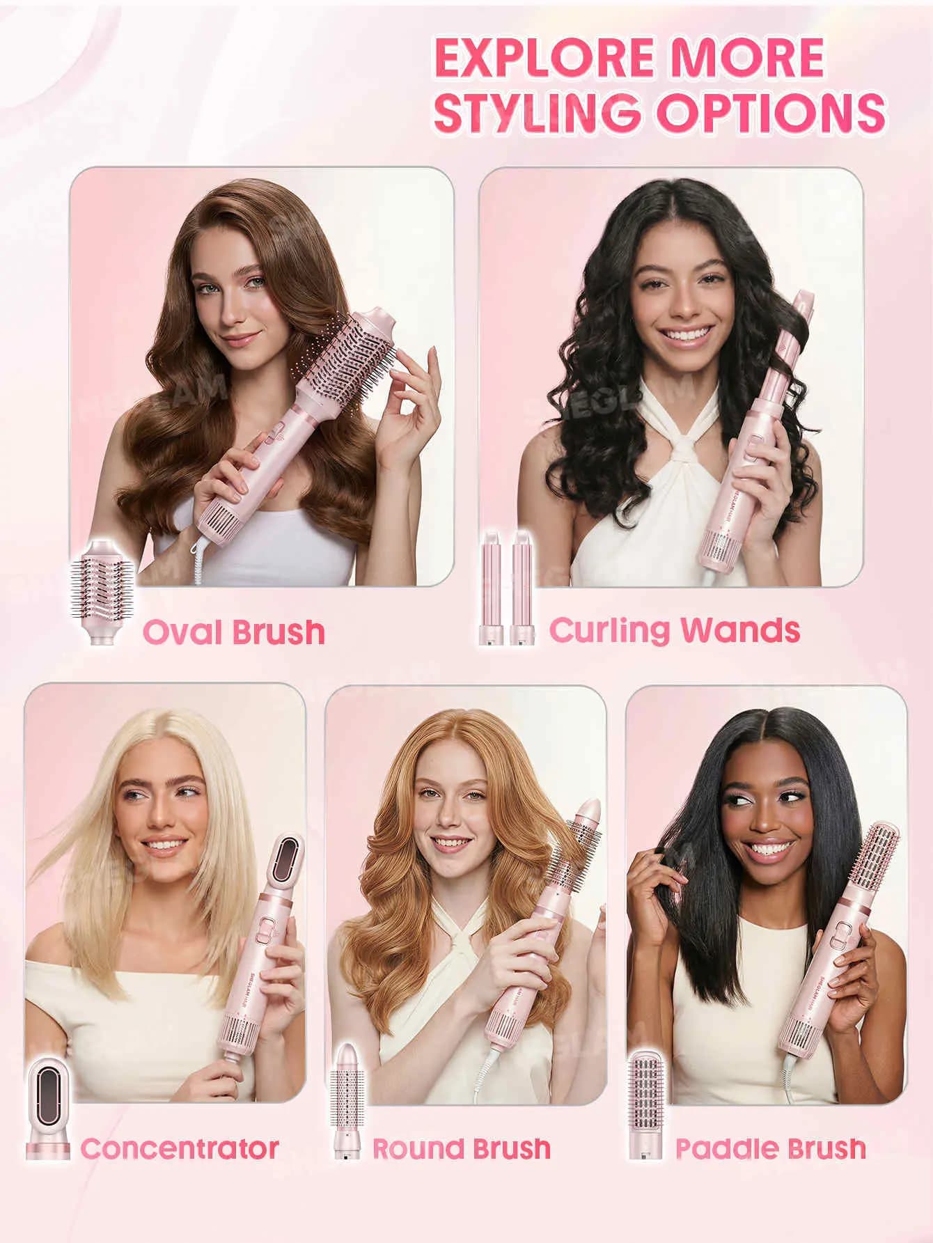 برس حرارتی چندکاره شیگلم مدل Blowout Bliss All-In-One Multi-Styler — تصویر ۵