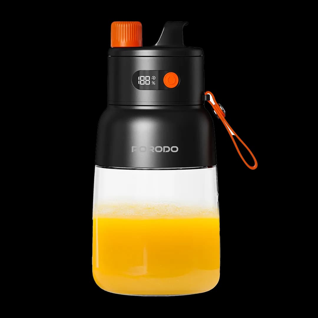 مخلوطکن شارژی و اسموتیساز پرودو Porodo Lifestyle Blend & Sip Portable Blender PD-LFST068-BK0G