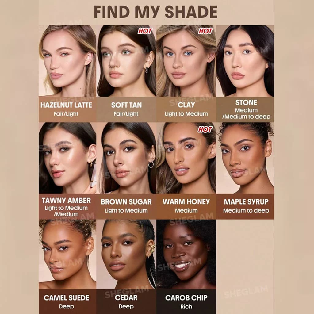 کانتور مایع دو سر شیگلم PRECSION SCULPT LIQUID CONTOUR DUO — تصویر ۷
