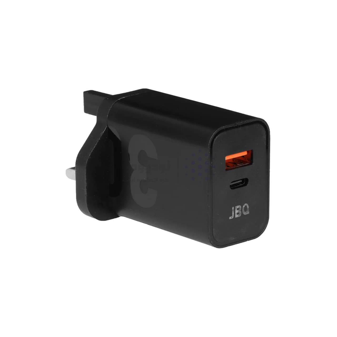 شارژر دیواری فست دو پورت JBQ مدل HC-30w 30W همراه با کابل Type-C To Lightning – مشکی — تصویر ۲