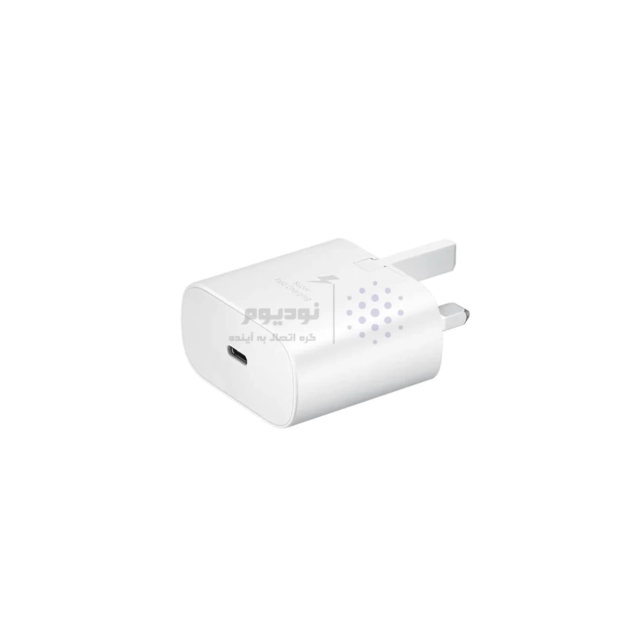 شارژر دیواری PD و فست تک پورت Samsung مدل EP-T4511 45W مجهز به فناوری GAN-NFC به همراه کابل شارژ Type-C To Type-C- مشکی (گارانتی پارتیان پایا) — تصویر ۳