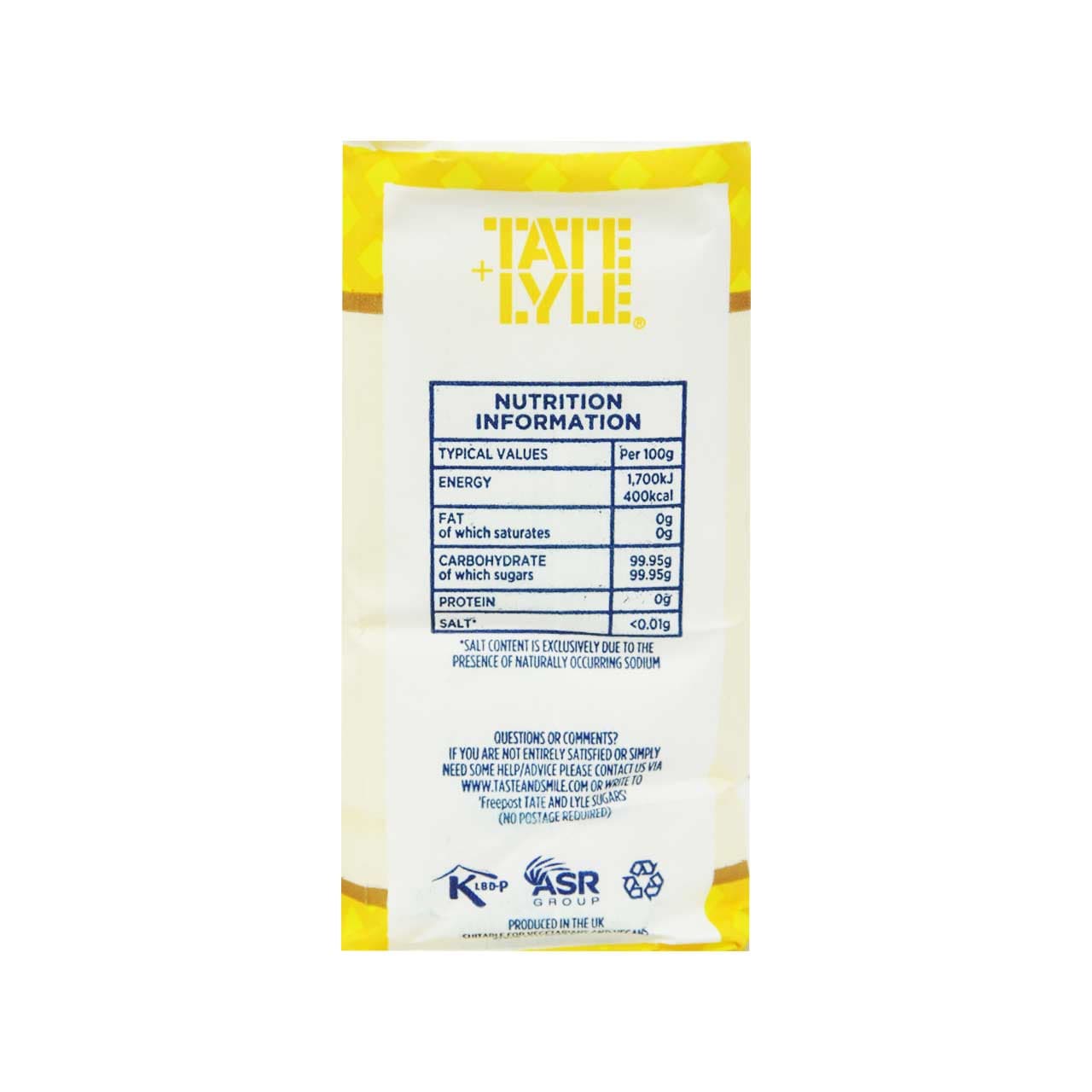 شکر کاستر ( کاستور ) ۵۰۰ گرم – Tate Lyle — تصویر ۳