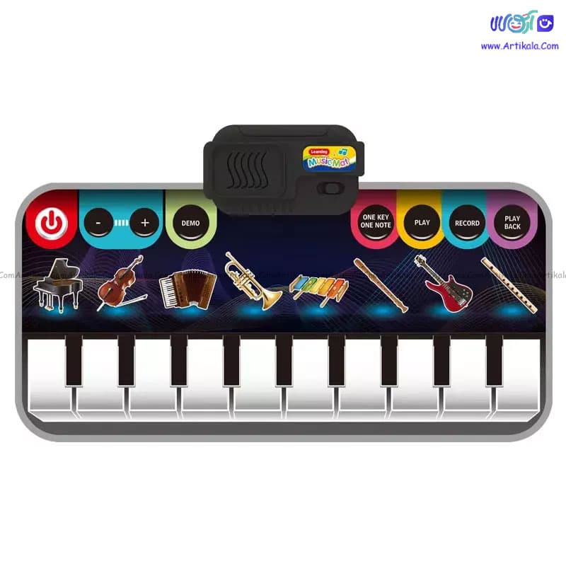 پیانو فرشی موزیکال کودک piano musical mat مدل 75741 — تصویر ۲