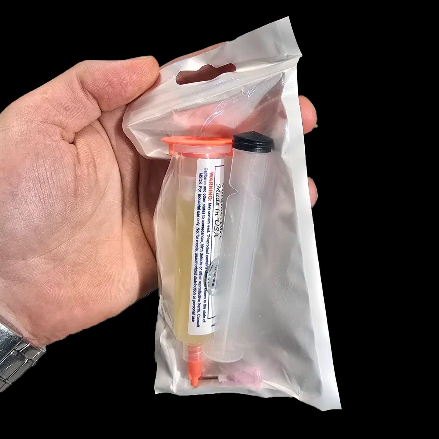 خمیر فلاکس سرنگی اصلی امتچ مدل AMTECH RMA-223-UV 10cc — تصویر ۳