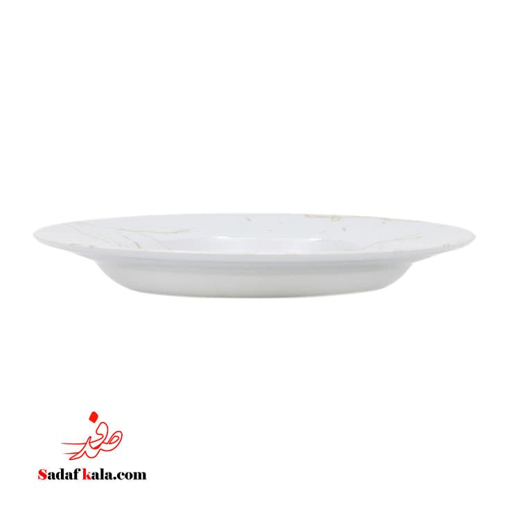 بشقاب شیرینی خوری طرح ماربل یزدگل(48)/13-170 — تصویر ۲