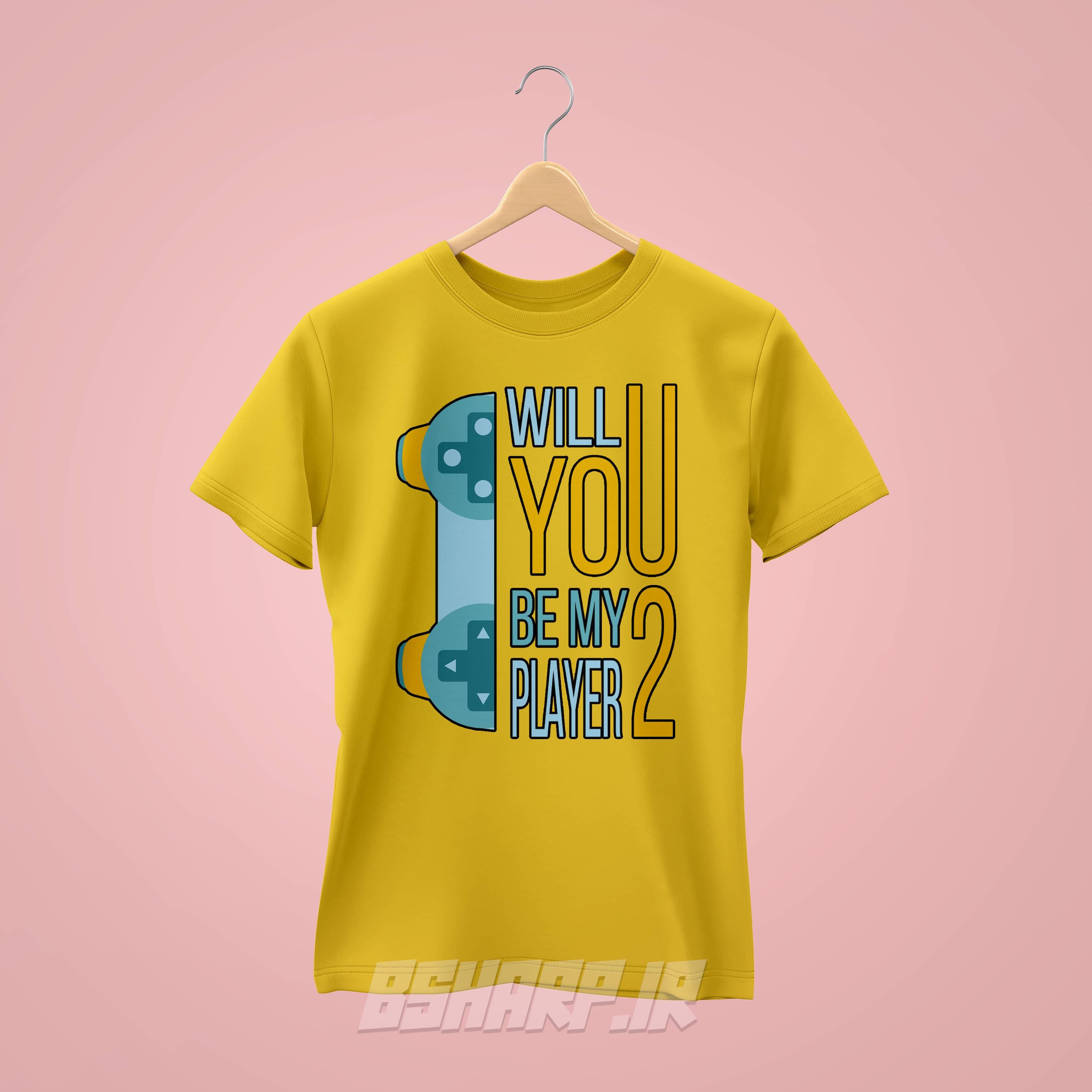 تیشرت Gamer طرح Be My Player 2 — تصویر ۴