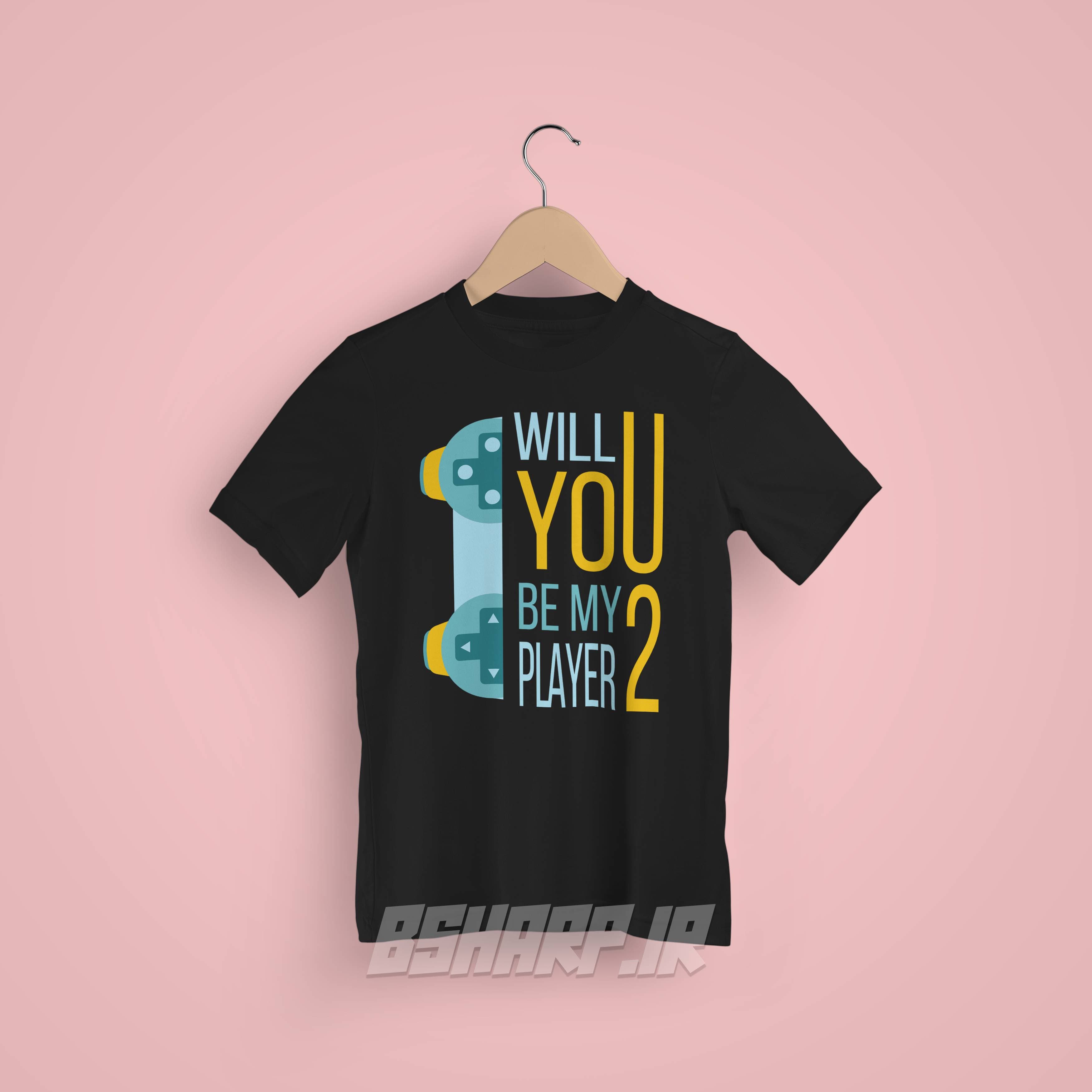 تیشرت Gamer طرح Be My Player 2 — تصویر ۶