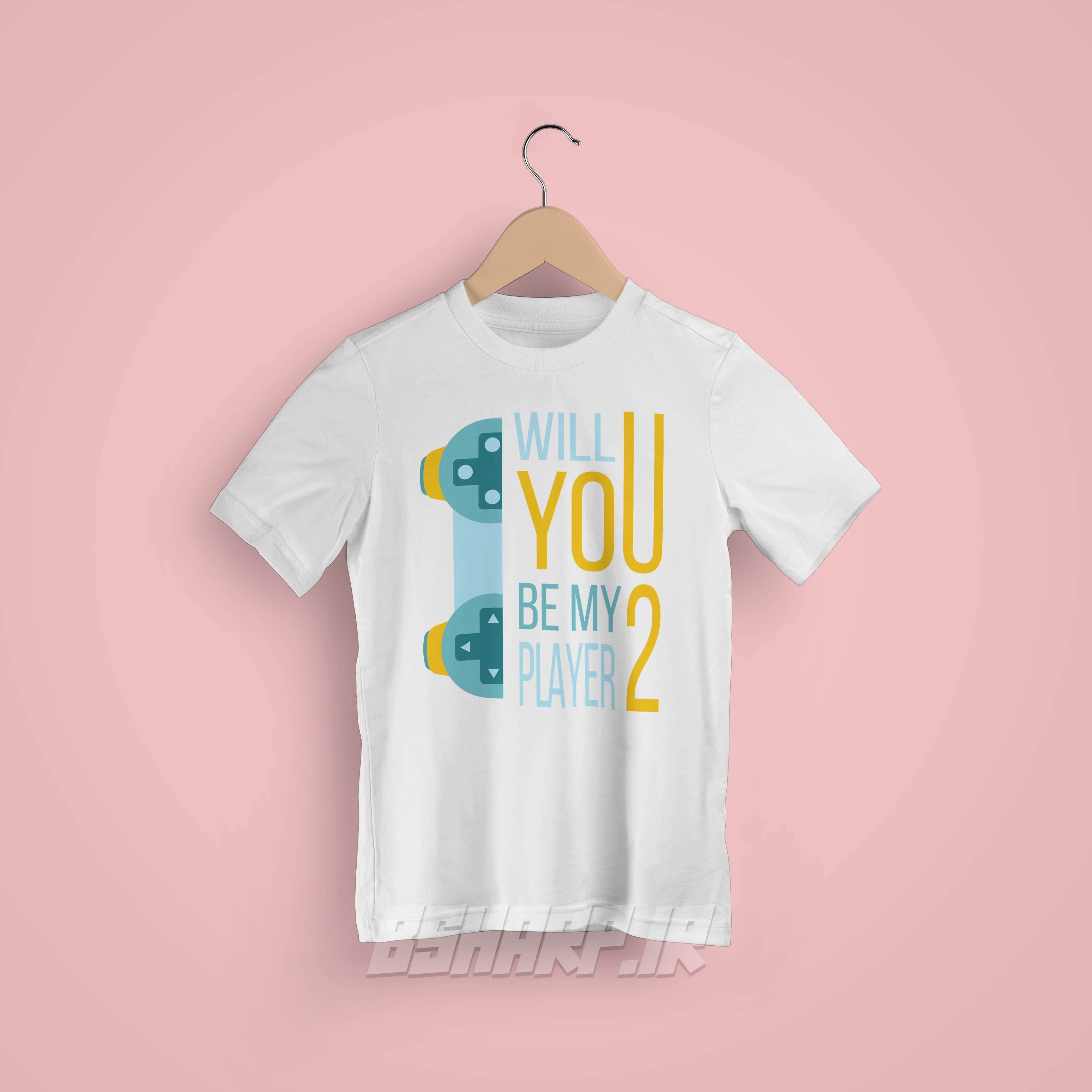 تیشرت Gamer طرح Be My Player 2 — تصویر ۷