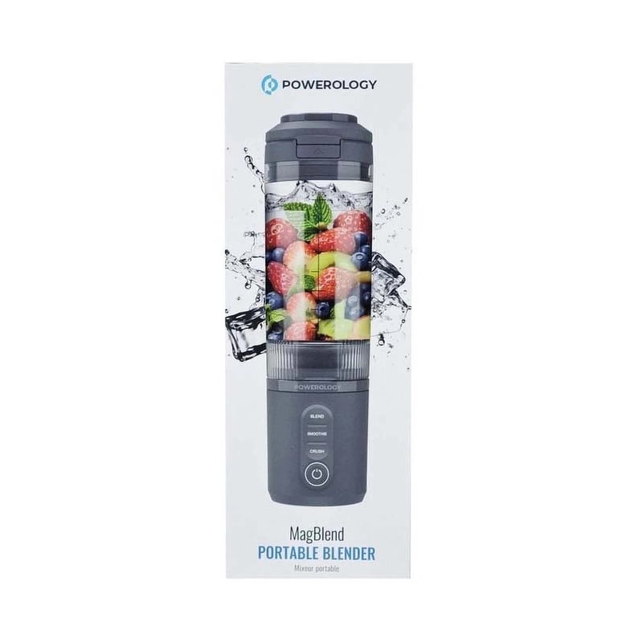 شیکر شارژی Powerology مدل MagBlend PRPBB8301GY – خاکستری (گارانتی 6 ماهه شرکتی) — تصویر ۴
