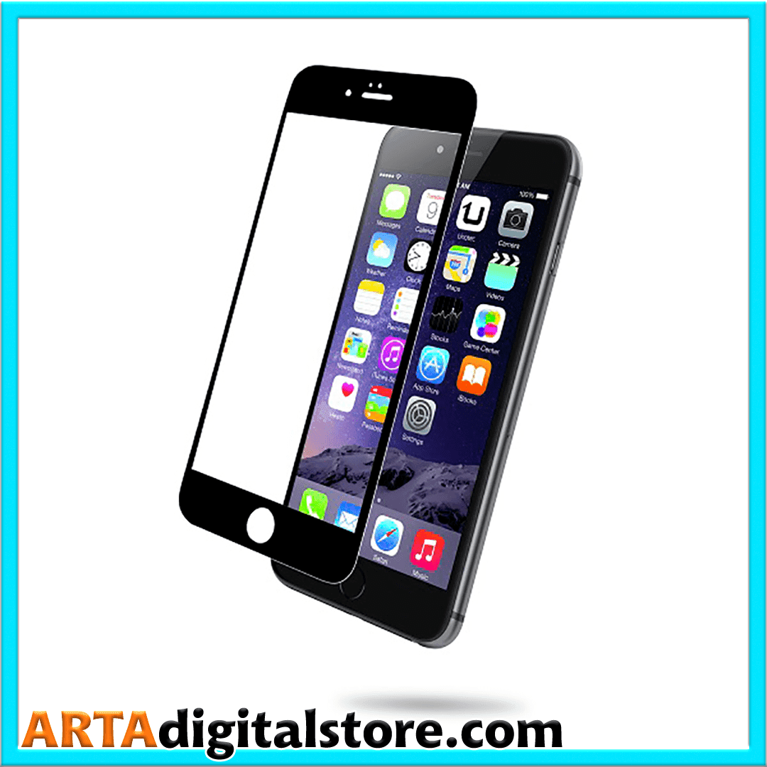 محافظ صفحه آیفون Screen Protector iPhone 6/6S Full Black — تصویر ۴