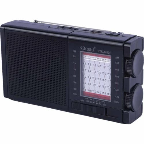 رادیو اسپیکر بلوتوثی خورشیدی کی برود KTF-1489S — تصویر ۳
