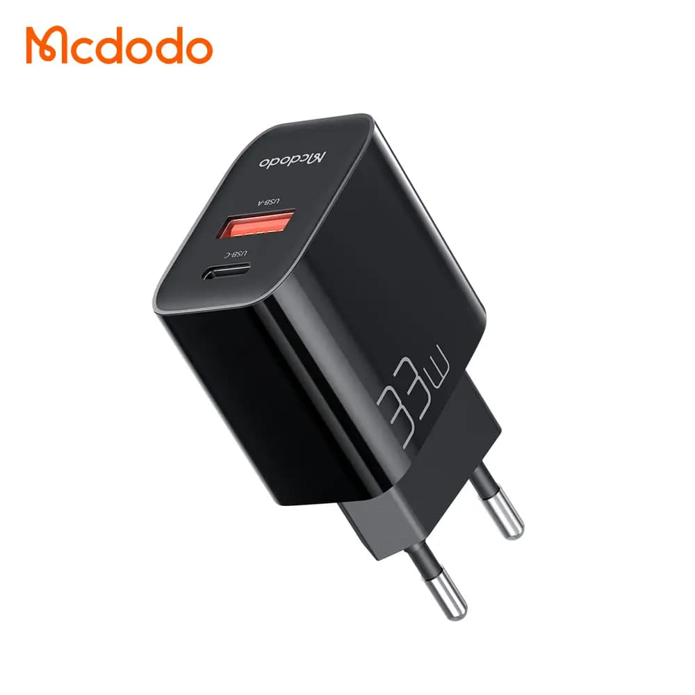 شارژر آداپتور دیواری فست شارژ 33 واتی مک دودو مدل MCDODO CH-0921