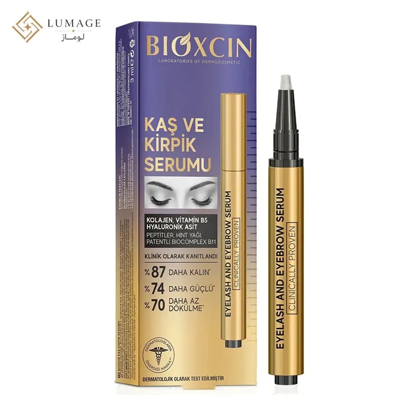 سرم تقویت کننده مژه و ابرو بیوکسین Bioxcin حجم 3 میلی لیتر