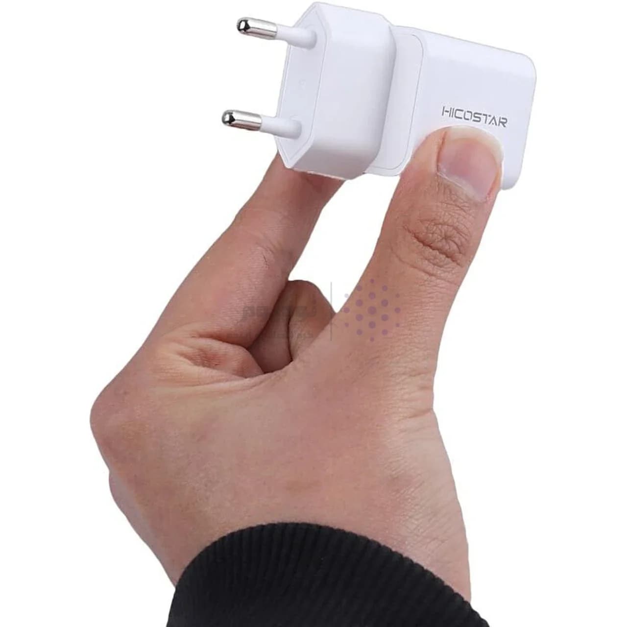 شارژر دیواری PD و فست تک پورت Hicostar مدل CH250 GaN 30W – سفید — تصویر ۴