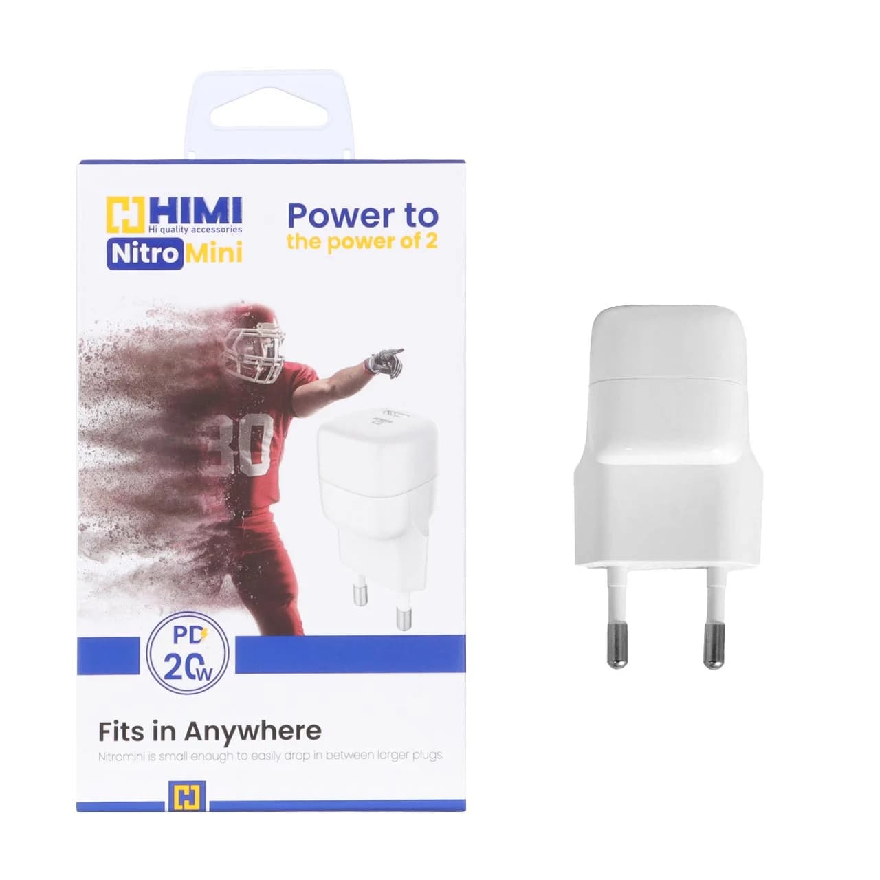 شارژر دیواری فست و PD تک پورت HIMI مدل Nitro Mini VQ-T45 20W – سفید (6 ماه گارانتی تعویض شرکتی)