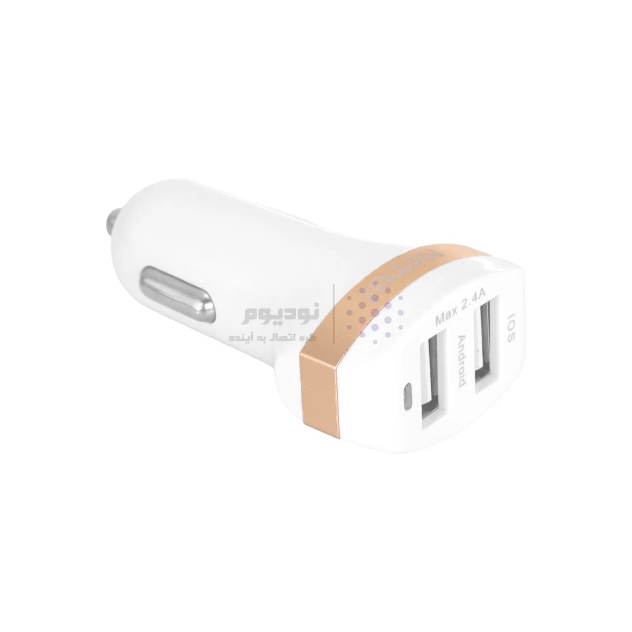 شارژر فندکی فست دو پورت Nitu مدل CC817 12W به همراه کابل شارژ اندروید – سفید (گارانتی 18 ماه تعویض نیکان همراه) — تصویر ۳