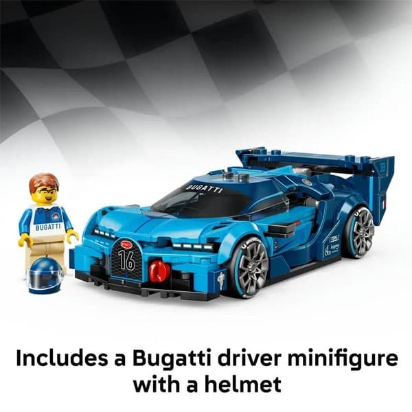 لگو سری اسپید مدل Bugatti Vision GT Hyper Sports Car کد 77253 — تصویر ۵