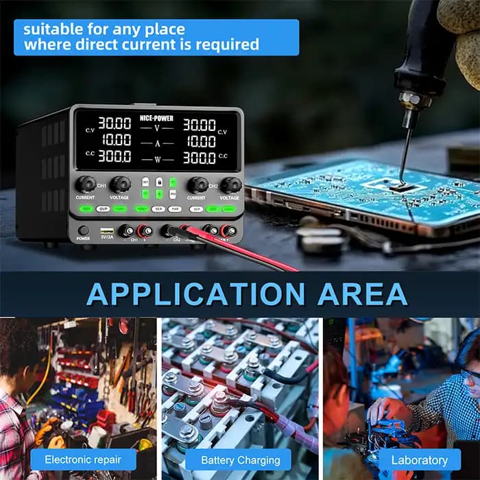 منبع تغذیه دوبل تراکینگ نایس پاور مدل NICE POWER SPPS3010-2KD — تصویر ۵