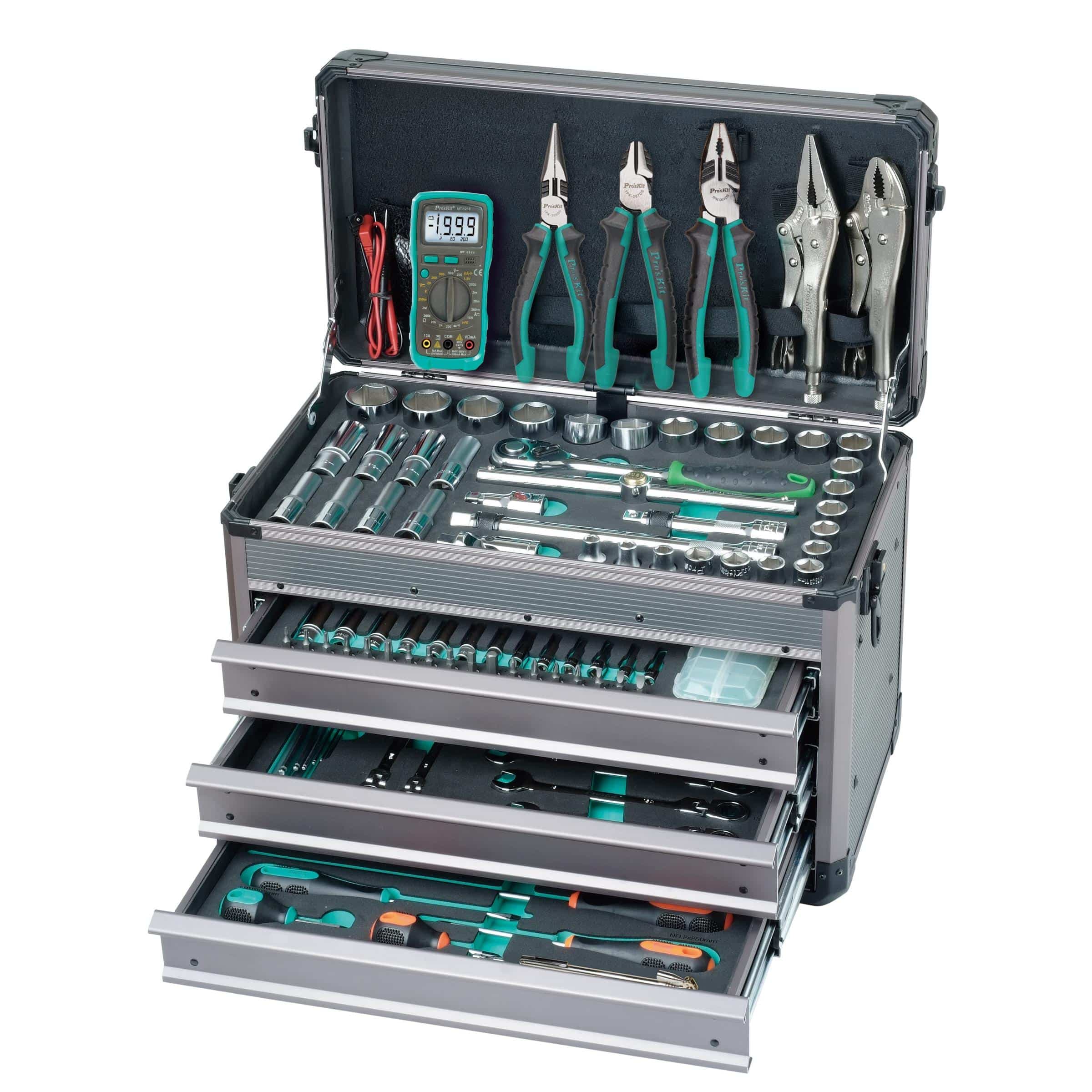 جعبه ابزار 124 عددی پروسکیت مدل Proskit HW-612401M — تصویر ۲
