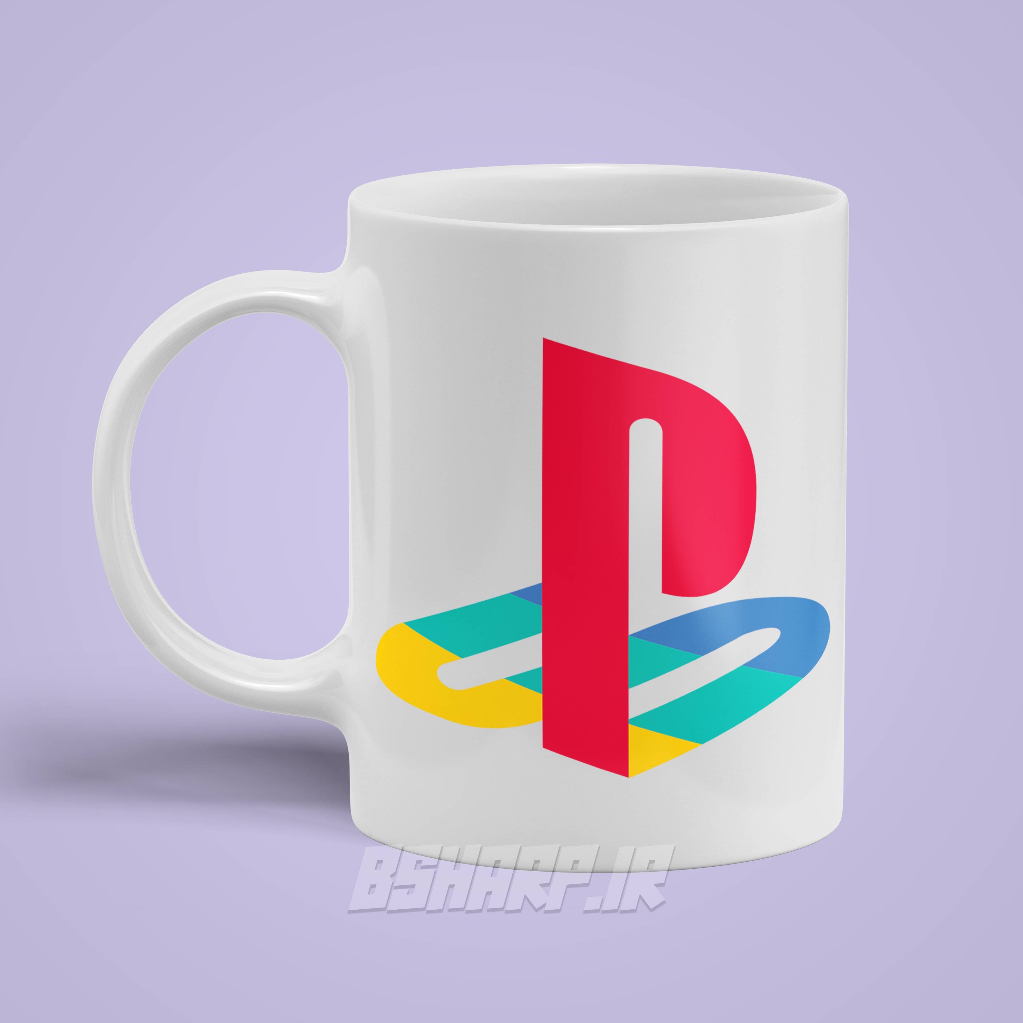 ماگ Gamer طرح لوگوی پلی استیشن — تصویر ۲