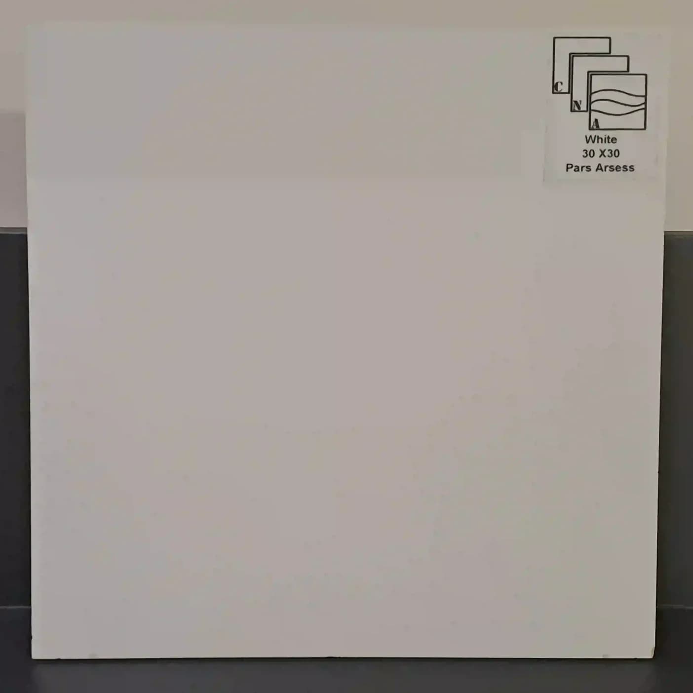 سرامیک سفید ساده پارس 30*30 درجه یک