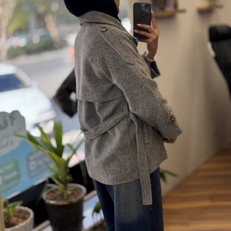 کت فوتر یقه ایستاده_4112 — تصویر ۴