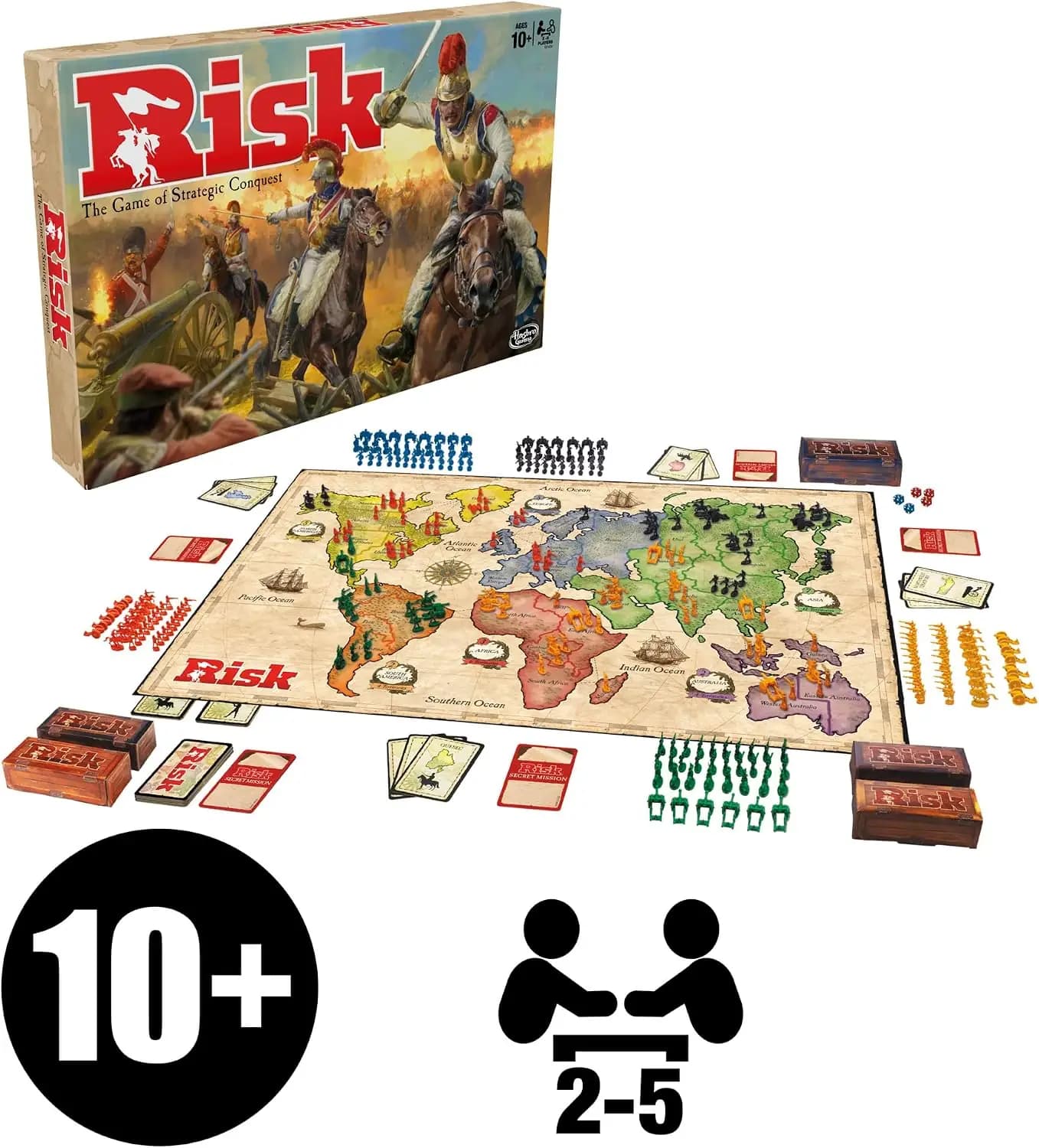 بازی رومیزی ریسک هاسبرو (فرانسوی) | Hasbro Risk (FR) — تصویر ۳