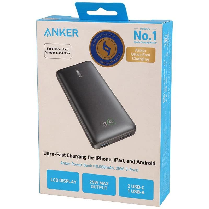 پاور بانک فست شارژ 10000 انکر anker 533 a1249 qc pd 25w — تصویر ۲
