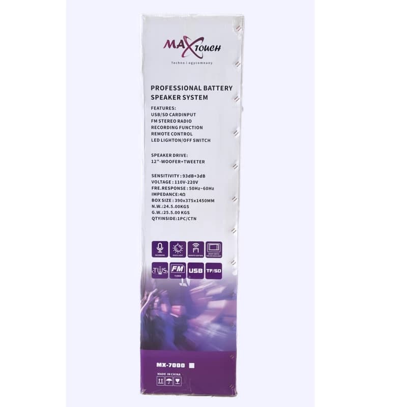 اسپیکر بلوتوثی MaxTouch مدل MX-6000 — تصویر ۲