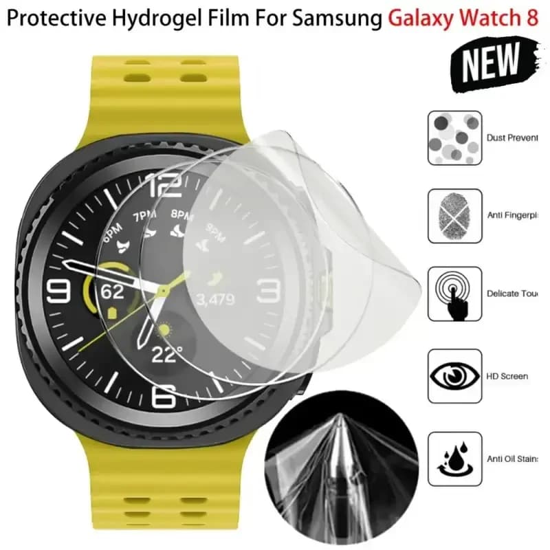 محافظ صفحه ساعت سامسونگ Galaxy Watch 8 هیدروژل — تصویر ۲