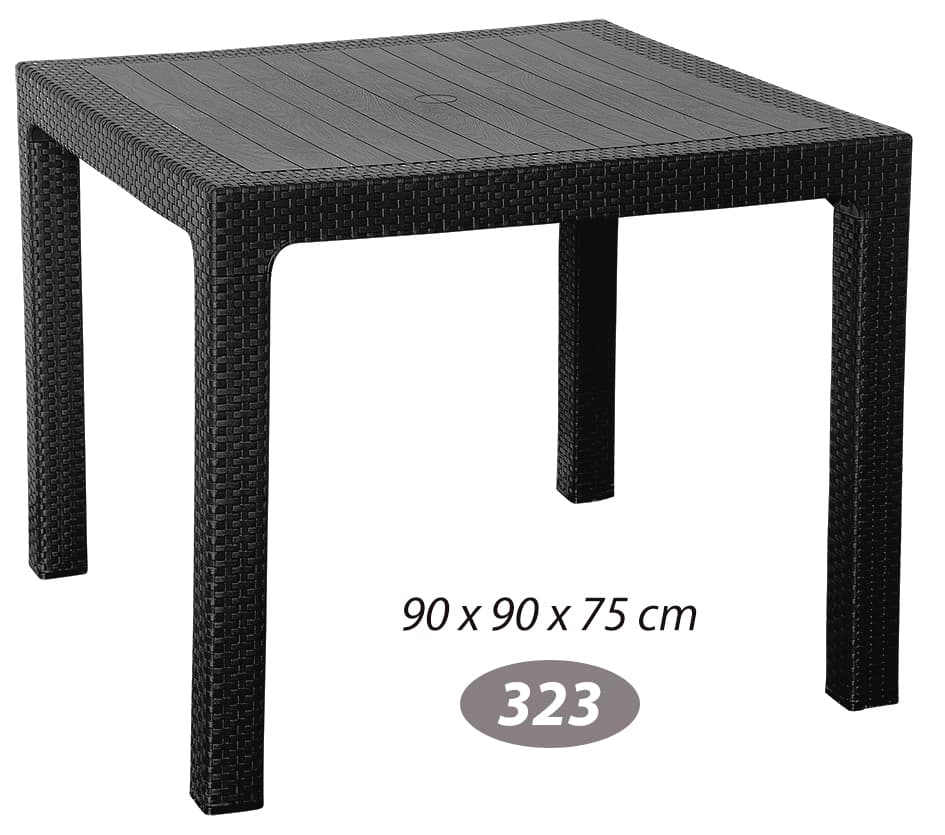 میز مربع- حصیربافت- کد 323