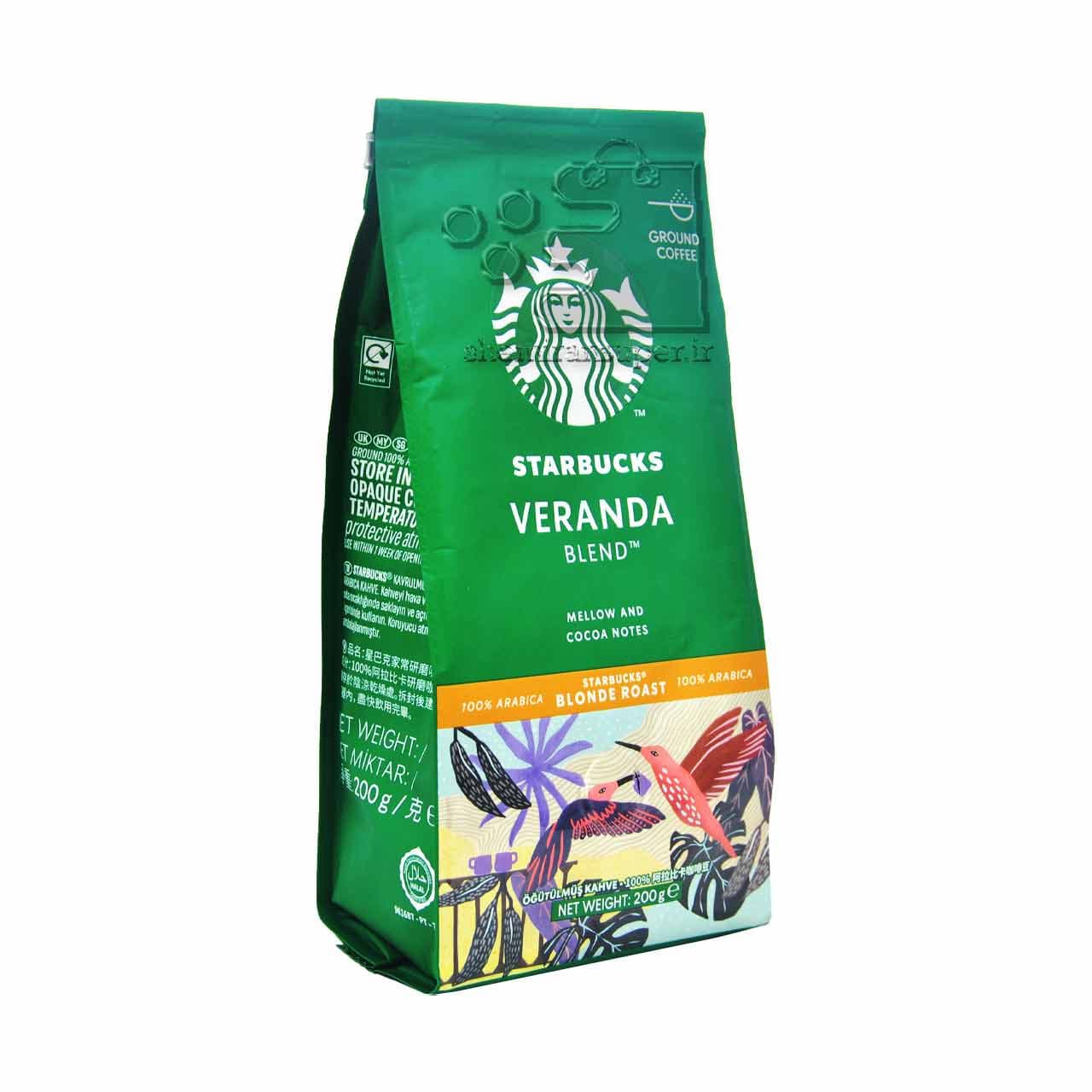 پودر قهوه وراندا ( بلوند روست ) ۲۰۰ گرم استارباکس – starbucks — تصویر ۲