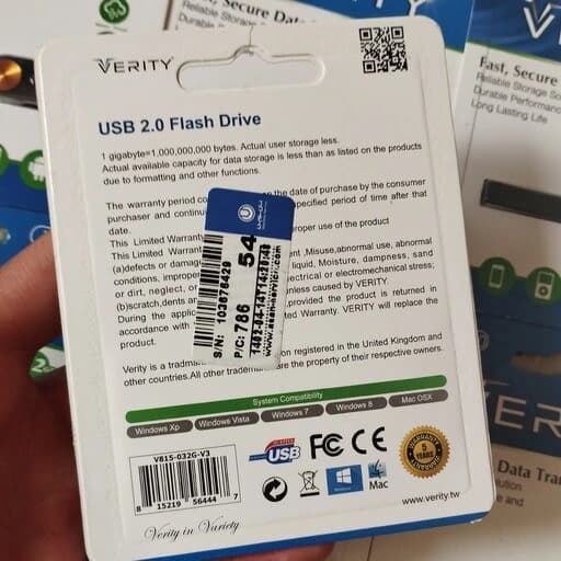 فلش مموری 32 گیگ وریتی کدk24239 — تصویر ۲