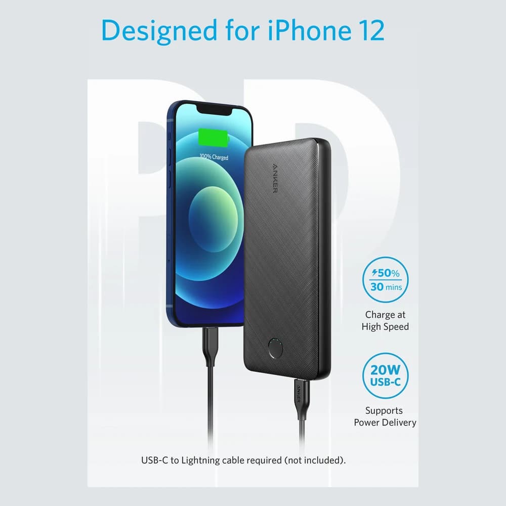 پاور بانک انکر مدل 525 PowerCore A1287 با ظرفیت 20000 میلی آمپر — تصویر ۲