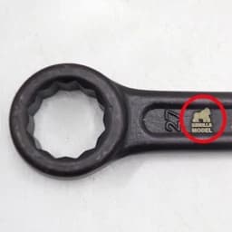 آچار رینگی چکشی مدل گوریلا کد YP-CHAKOSHI-027MM سایز 27 میلیمتر — تصویر ۴