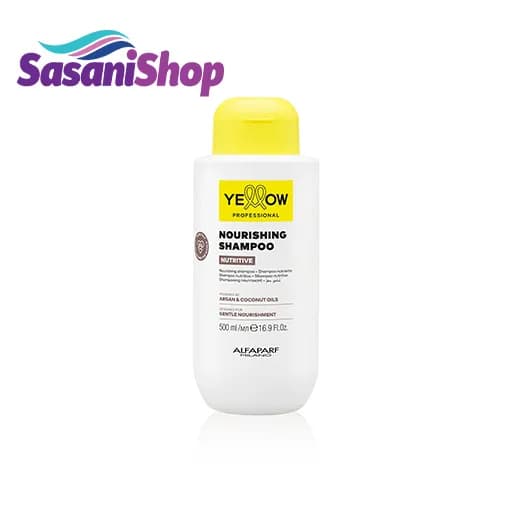 شامپو مغذی آلفاپرف سری یلو پرو Yellow Professional مدل Nutritive Nourishing حجم 500 میلیلیتر