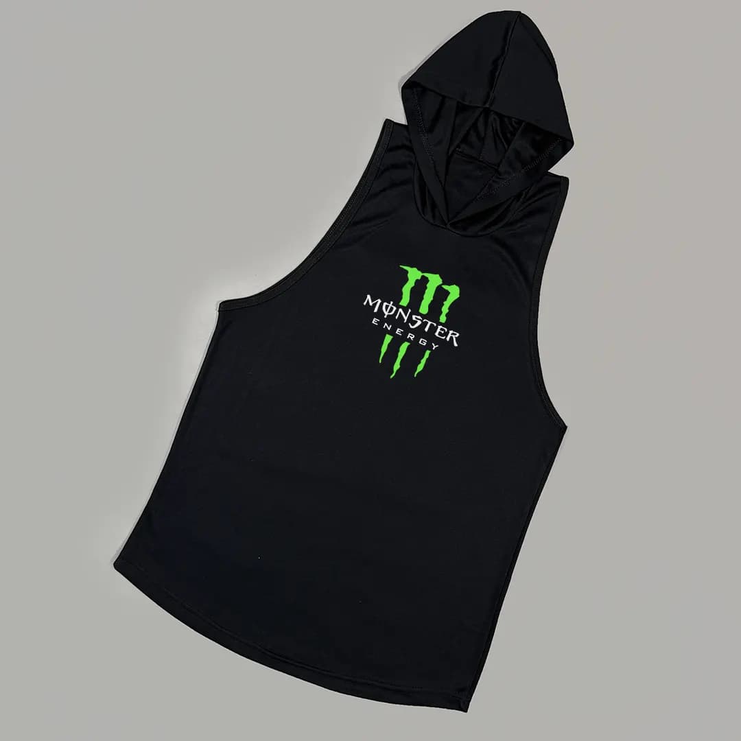 رکابی کلاه دار (هودی) بدنسازی حلقه ای مانستر انرژی | MONSTER ENERGY — تصویر ۲