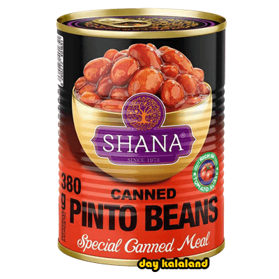 کنسرو قوطی لوبیا چیتی 380 گرمی شانا ( دو تا بخری سه تا میبری)