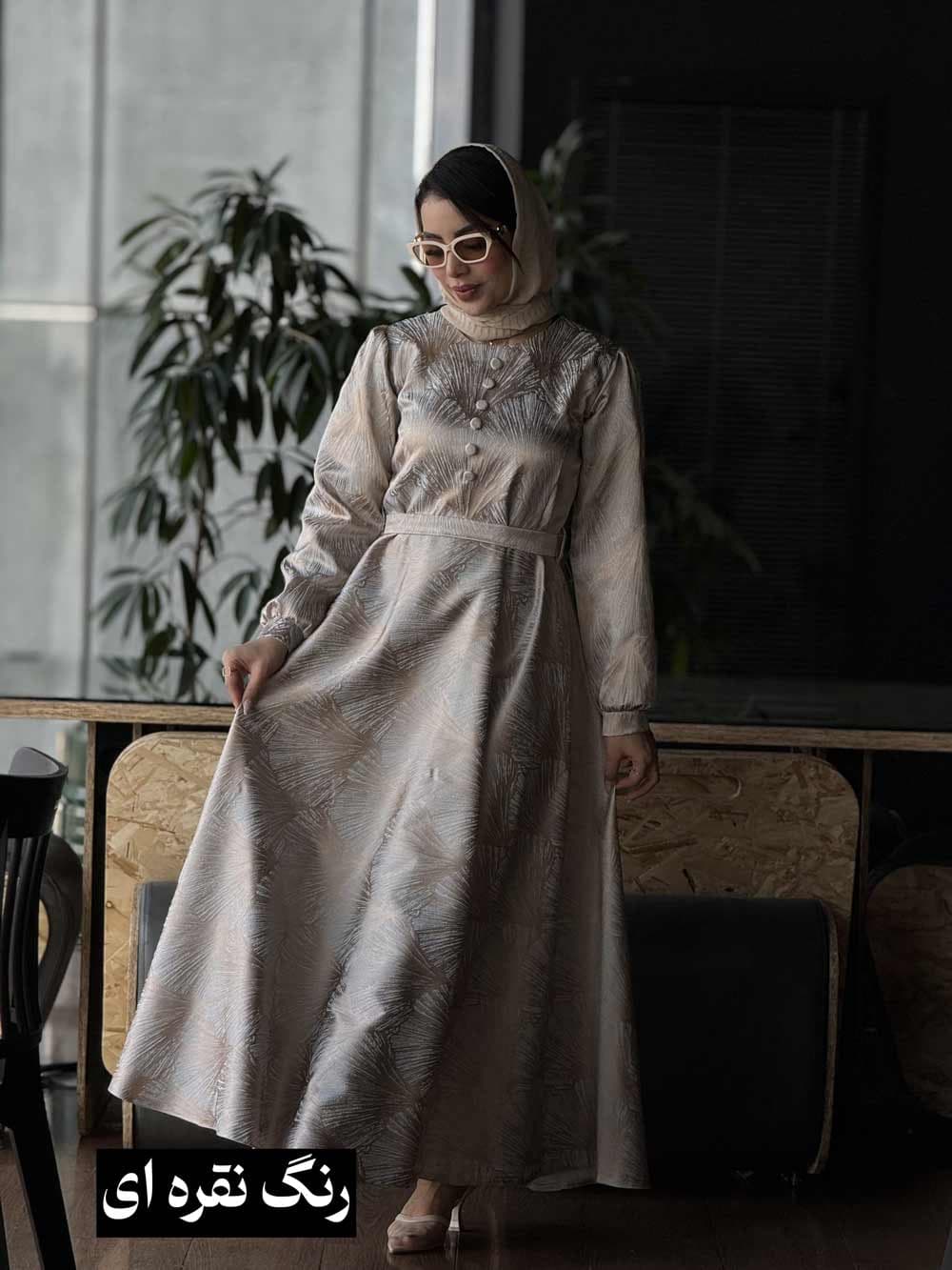 پیراهن ژاکارد دلوین — تصویر ۹