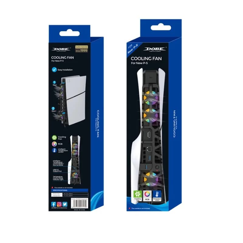 فن خنک کننده مخصوص پلی استیشن 5 اسلیم مدل RGB 3538S — تصویر ۵