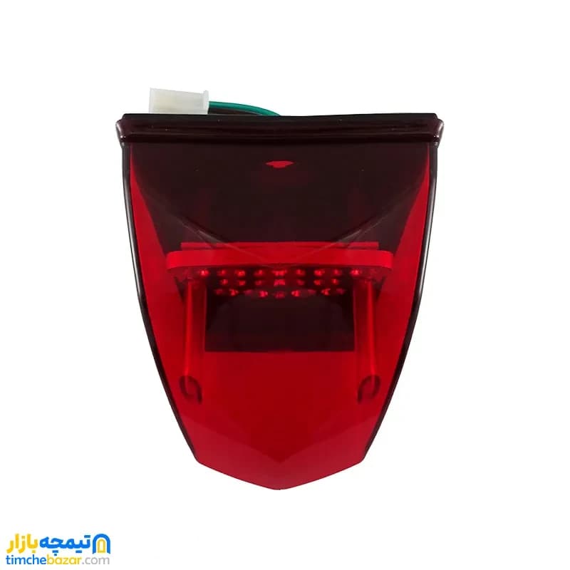 چراغ خطر عقب ال ای دی موتور سیکلت تریل روان طرح مثلثی — تصویر ۲