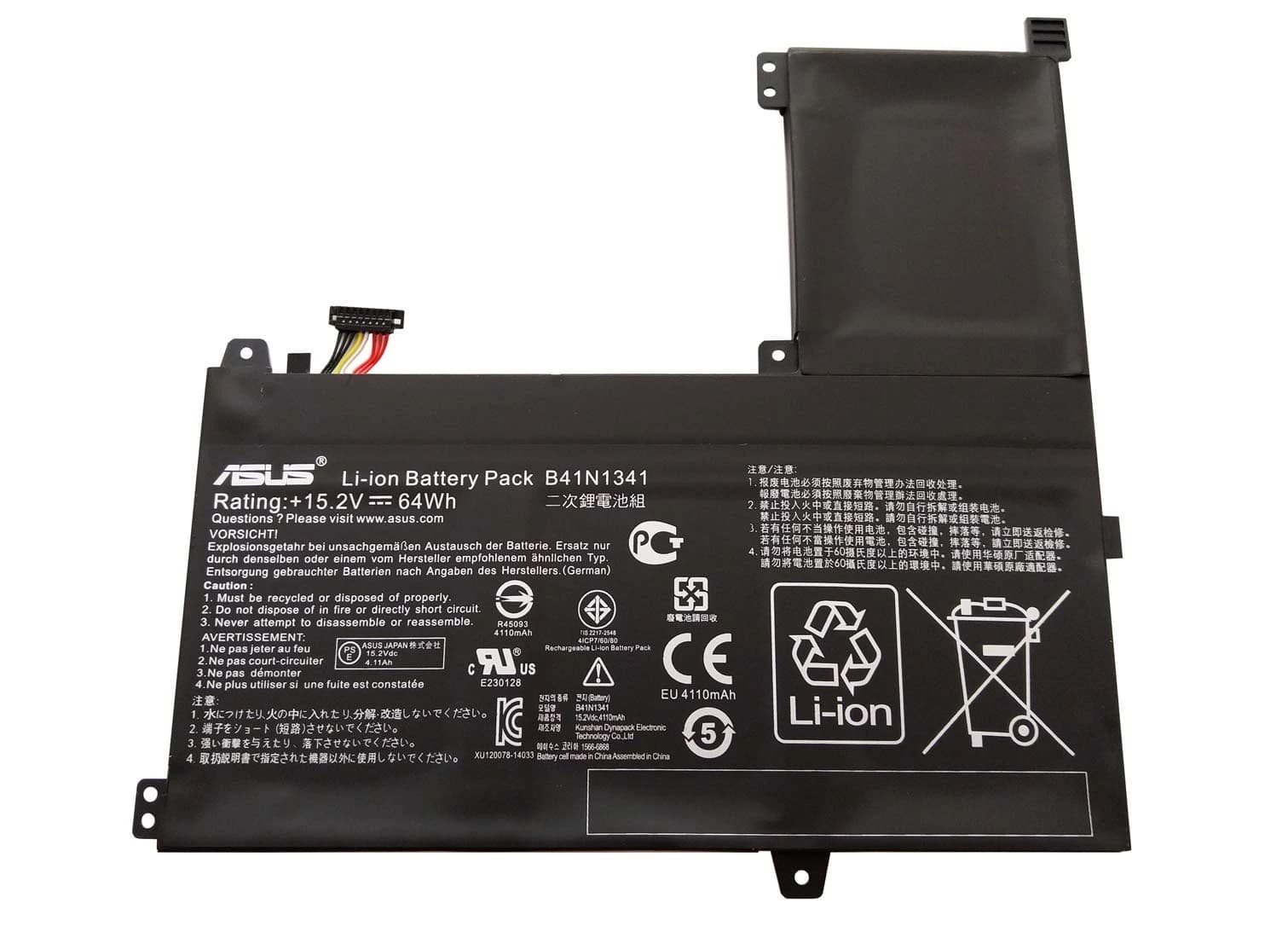 باتری اورجینال لپ تاپ ایسوس Asus Q502LA B41N1341 — تصویر ۶