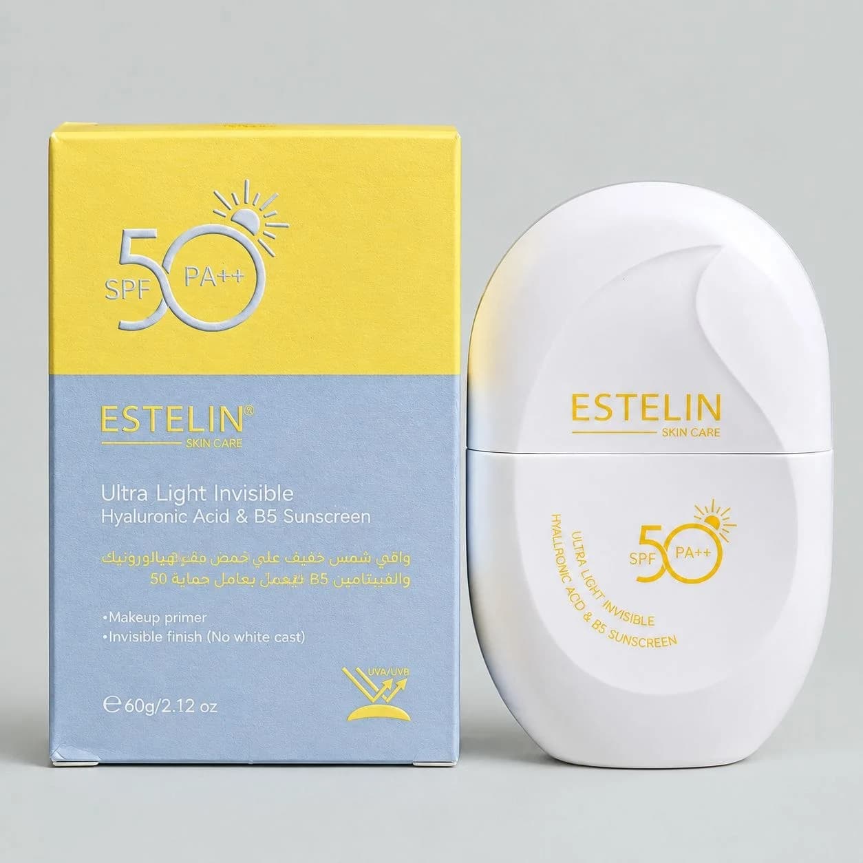 ضدآفتاب پرو استلین هیالورونیک اسید و B5 | SPF 50