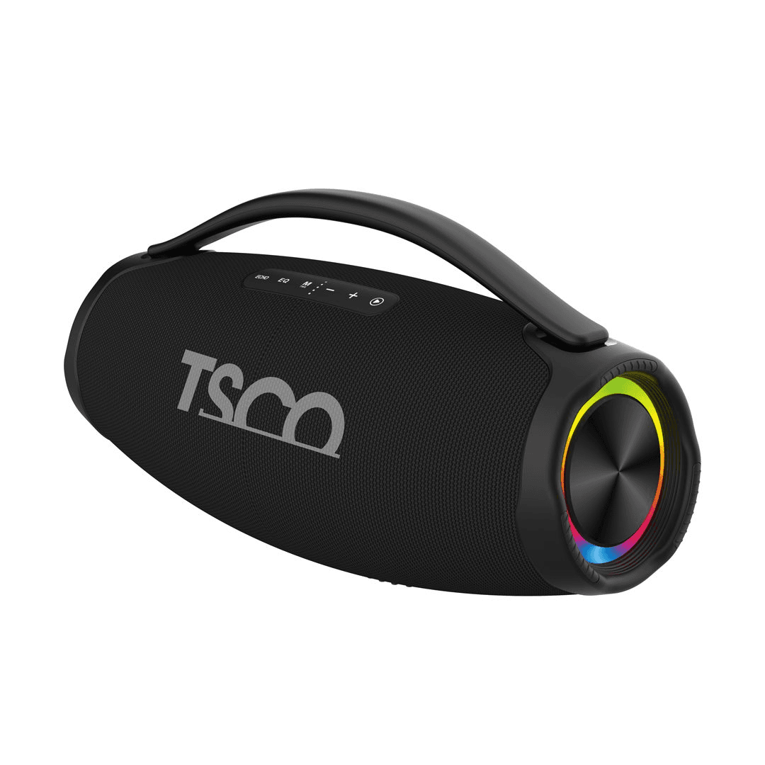 اسپیکر بلوتوث تسکو TSCO مدل TS 23363 قدرتمند، ضدآب با کارائوکه و نور RGB — تصویر ۲